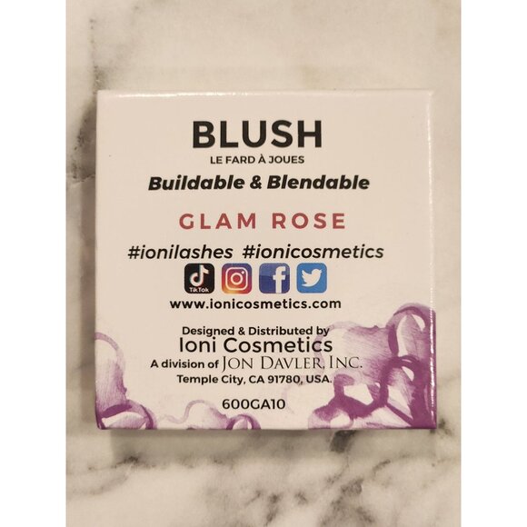 Sophie Glam Rose Buildable & Blendable Blush By Ioni Cosmetics - Picture 3 of 4